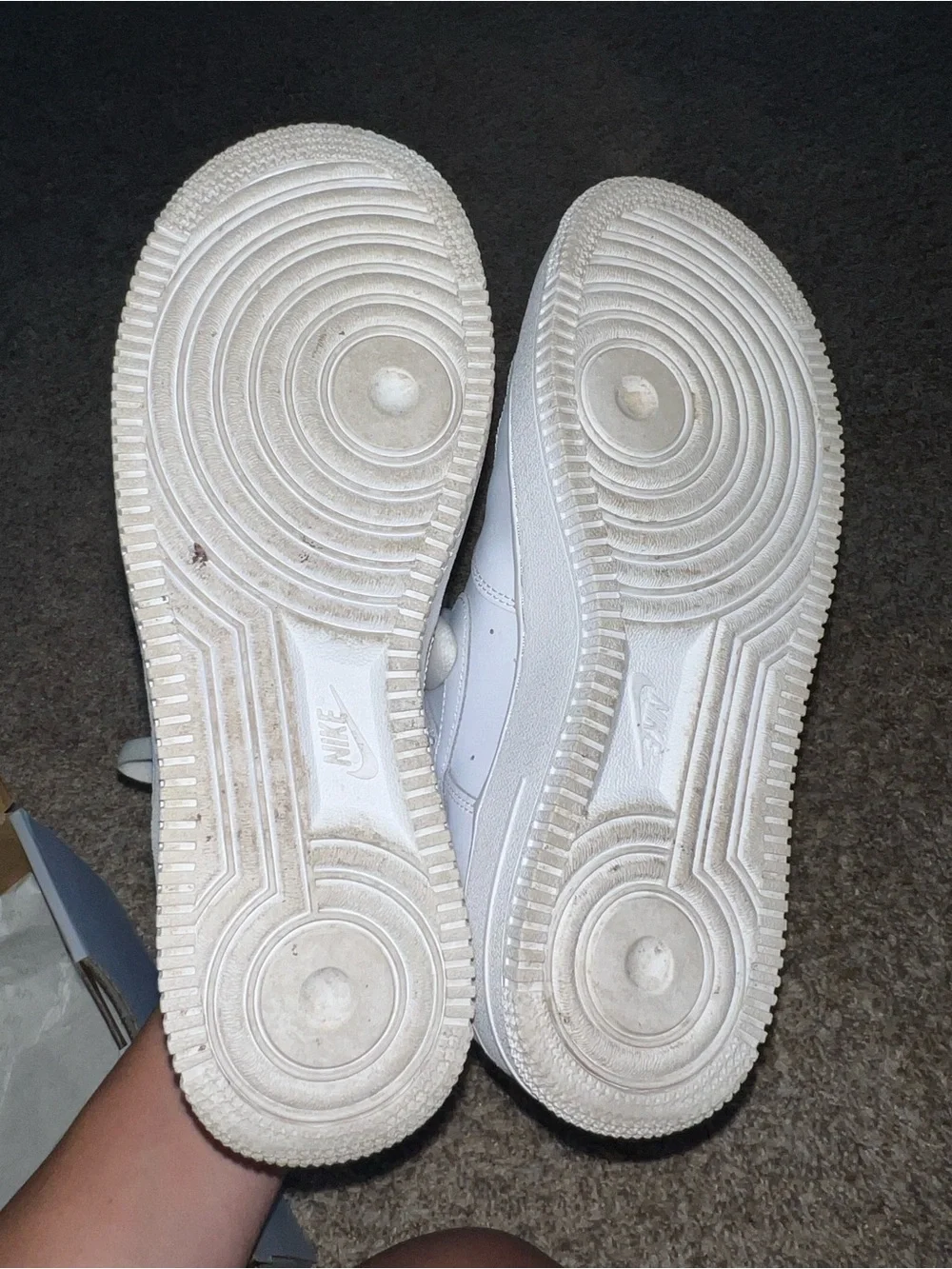 Nike Gray Air Force 1 (GS) size 6.5 Y